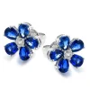 Simon G. Flower Earrings in 18k Gold Hot
