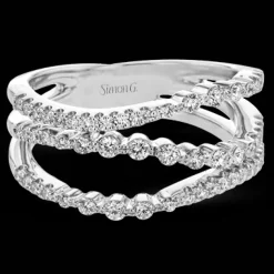 Simon G. Harmonie Fashion Ring In 18k Gold With Diamonds Online