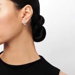 Simon G. Harmonie Hoop Earrings in 18k Gold With Diamonds Best