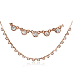 Simon G. Harmonie Necklace in 18k Gold with Diamonds New