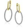 Simon G. Hoop Earrings in 18k Gold with Diamonds Fashion