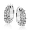 Simon G. Hoop Earrings in 18k Gold with Diamonds New