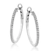 Simon G. Hoop Earrings in 18k Gold with Diamonds Outlet