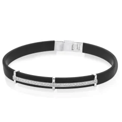 Simon G. Men's Bracelet In 14k Gold With Diamonds Discount