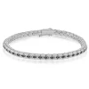 Simon G. Men's Bracelet In 14k Gold With Black Diamonds Best