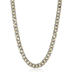 Simon G. Men's Necklace In 14k Gold With Diamonds New