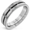 Simon G. Men's Wedding Band In 14k Or 18k Gold With Diamonds Best