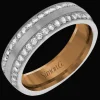 Simon G. Men's Wedding Band In 14k Or 18k Gold With Diamonds Sale