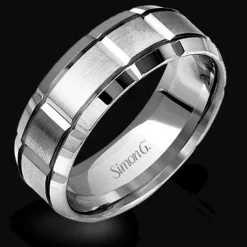 Simon G. Men's Wedding Band In 14k Or 18k Gold Best