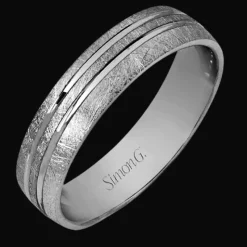 Simon G. Men's Wedding Band In 14k Or 18k Gold Best