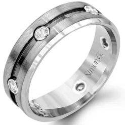 Simon G. Men's Wedding Band In 14k Or 18k Gold New