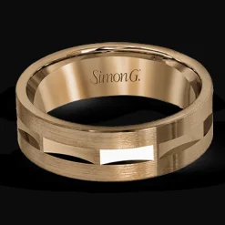 Simon G. Men's Wedding Band In 14k Or 18k Gold Clearance
