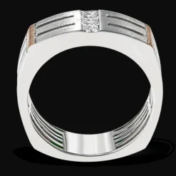 Simon G. Men's Wedding Band In 14k Or 18k Gold with Diamonds Hot