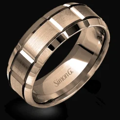 Simon G. Men's Wedding Band In 14k Or 18k Gold Best