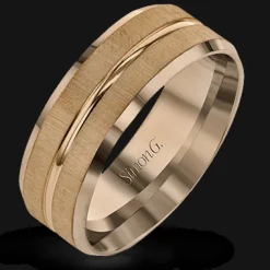Simon G. Men's Wedding Band In 14k Or 18k Gold Fashion