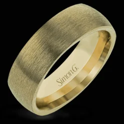 Simon G. Men's Wedding Band Ring In 14k Or 18k Gold Clearance
