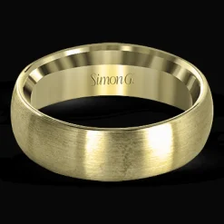 Simon G. Men's Wedding Band Ring In 14k Or 18k Gold Clearance