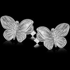 Simon G. Monarch Butterfly Earrings in 18k Gold with Diamonds Online