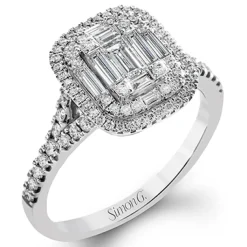 Simon G. Mosaic Fashion in 18k Gold with Diamonds Fashion