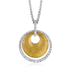 Simon G. Pendant Necklace in 18k Gold with Diamonds Outlet