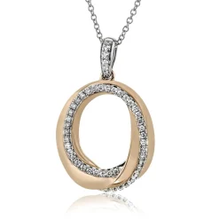 Simon G. Pendant Necklace in 18k Gold with Diamonds Clearance