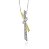 Simon G. Pendant Necklace in 18k Gold with Diamonds Sale