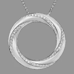 Simon G. Pendant Necklace in 18k Gold with Diamonds Clearance