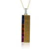Simon G. Rainbow Pendant in 18k Gold with Diamonds Hot