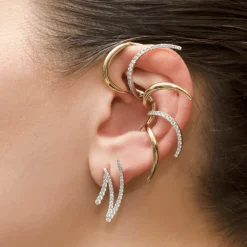 Simon G. Rays of the Sun Earring Set in 18k Gold with Diamonds Clearance