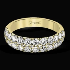 Simon G. Simon-Set Anniversary Ring In 18k Gold With Diamonds Fashion