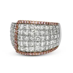 Simon G. Simon-Set Fashion Ring In 18k Gold With Diamonds New