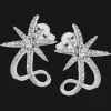 Simon G. Starburst Earrings in 18k Gold with Diamonds Fashion