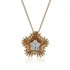 Simon G. Starburst Pendant in 18k Gold with Diamonds Clearance