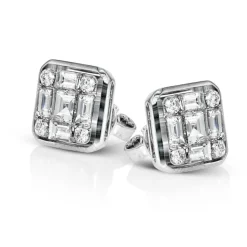Simon G. Stud Earrings in 18k Gold with Diamonds Sale