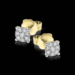 Simon G. Stud Earrings (5.30mm) in 18k Gold with Diamonds Fashion