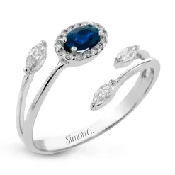 Simon G. Tempera Color Gemstone Ring In 18k Gold With Diamonds Best