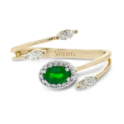 Simon G. Tempera Color Gemstone Ring In 18k Gold With Diamonds Best
